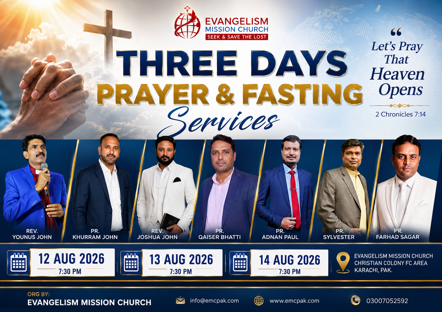 3 Days Fasting & Prayer Gathering, EMC