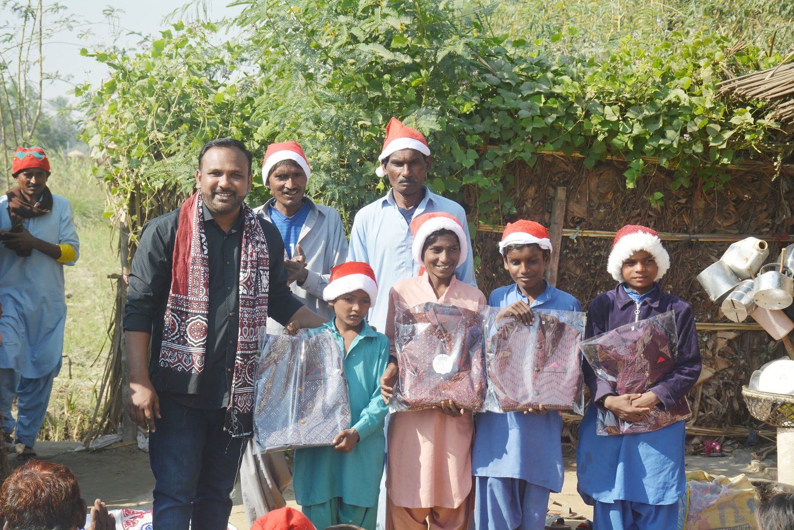 Christmas outreach mission, interior Sindh