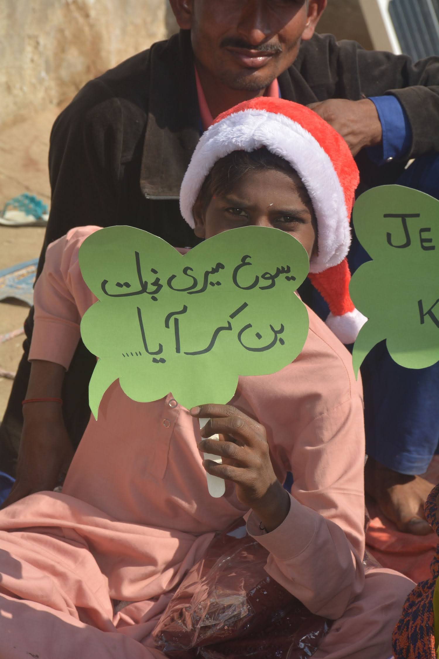 Christmas outreach mission, interior Sindh