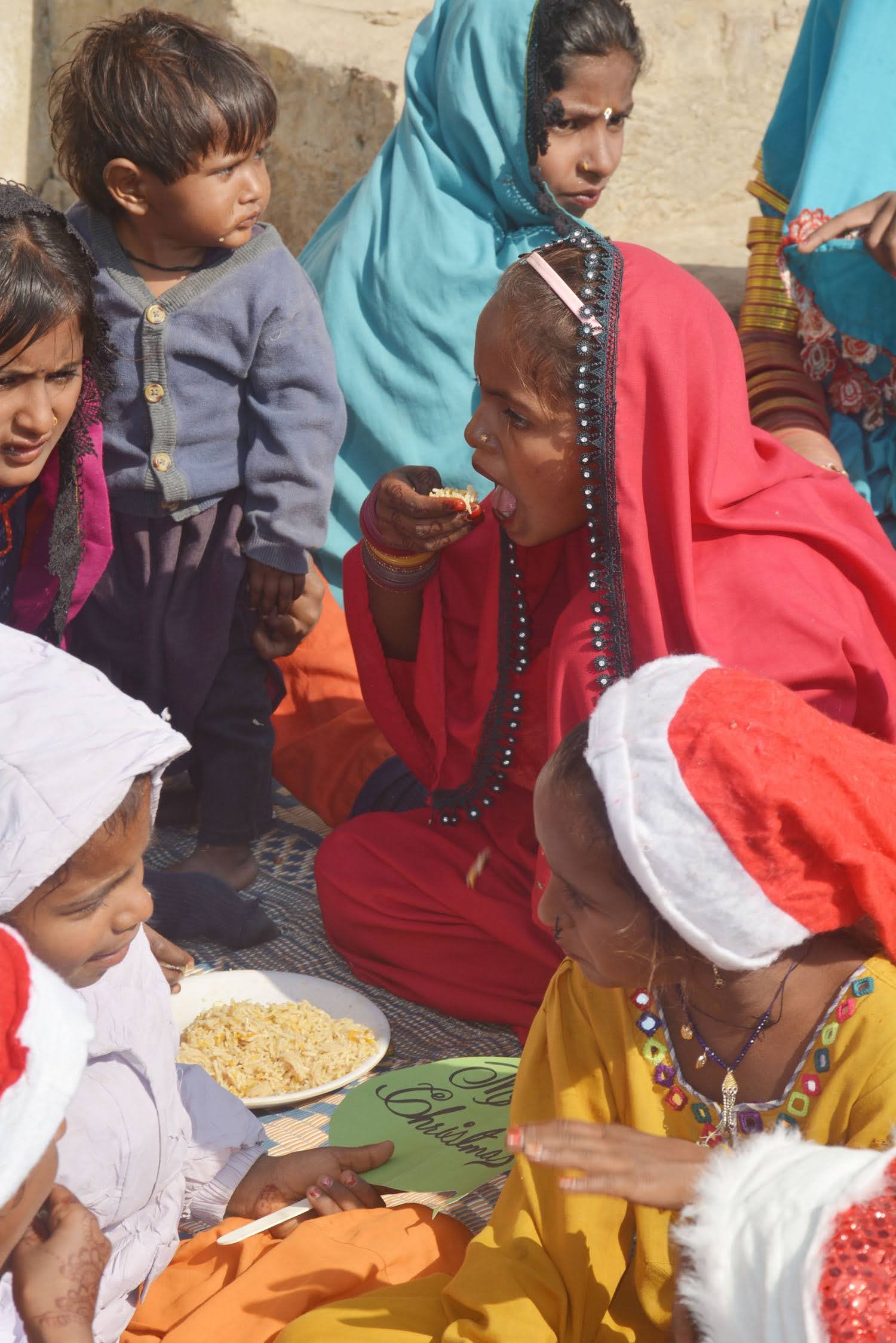 Christmas outreach mission, interior Sindh